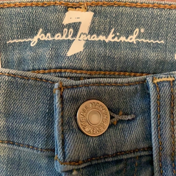 24. 7 For All Mankind High Waist Gwenevere Jeans - Picture 10 of 16